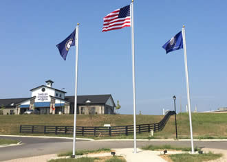 Flagpole Installation - Louisville, KY